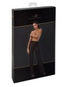 Pantalon en maille pailletée Onyx F374 - Noir Handmade