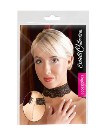 Collier sexy en dentelle - Cotelli Accessoires