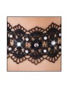 Collier brodé avec strass - Cotelli Accessoires