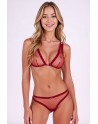 Ensemble 2 pièces bordeaux Belissana - Passion