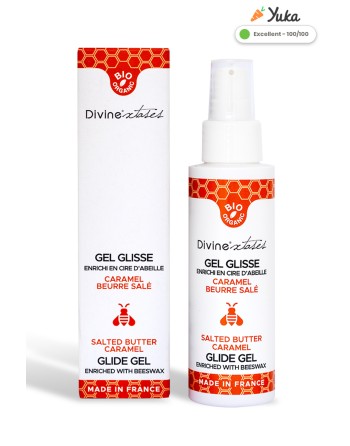 Lubrifiant Bio caramel beurre salé 100ml - Divinexstases
