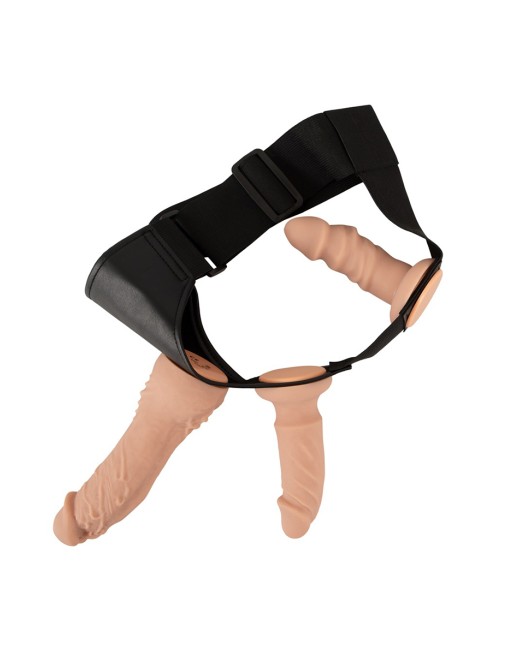 Gode-ceinture 3 dildos multi-positions - You2Toys
