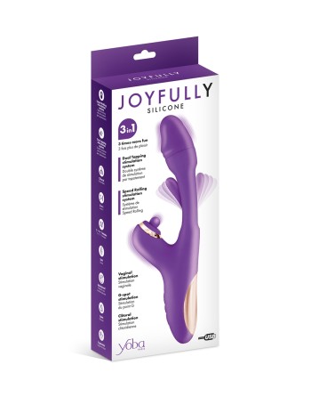 Vibromasseur rabbit 3-en-1 Joyfully violet - Yoba