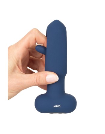 Plug anal vibrant avec langue oscillante - Anos