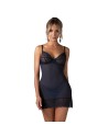 Nightly Blue nuisette et string - Bleu