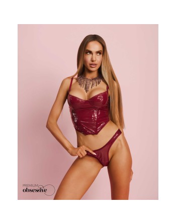 Redya Corset et string rouge