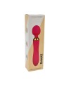 SHAKE Rose, Vibromasseur Wand USB en silicone médical avec 2 puissants moteurs indépendants