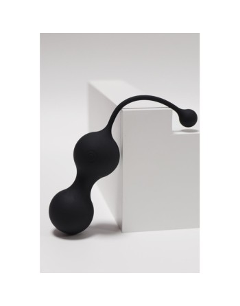 MINA Noir, Boules de Geisha en silicone médical USB avec télécommande 