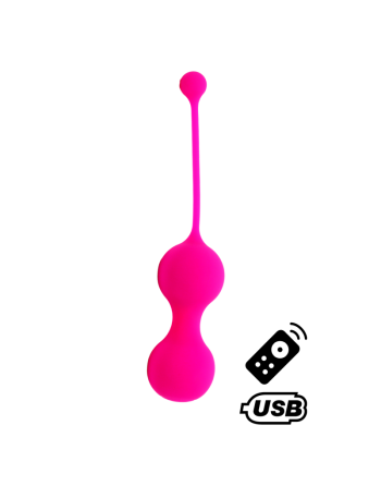 MINA Rose, Boules de Geisha en silicone médical USB avec télécommande 