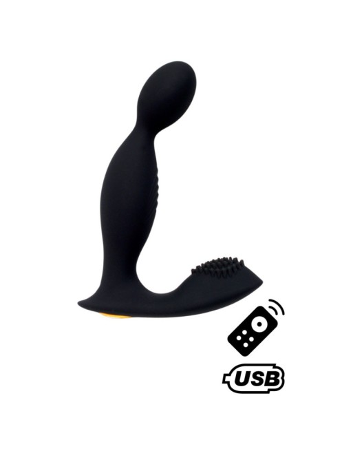 ELIOT, Stimulateur de prostate USB, avec télécommande, en silicone médical