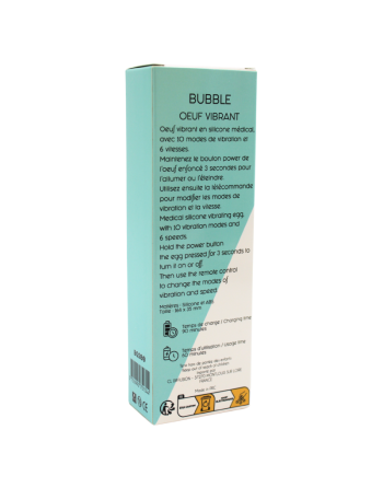 Œuf Vibrant Télécommandé BUBBLE 