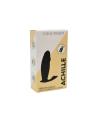 ACHILLE, Mini vibromasseur noir USB, forme pénis avec stimulation clitoridienne, avec télécommande 