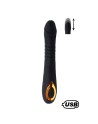 TWIST Noir, Vibromasseur va-et-vient USB en silicone médical, doté de 18 modes de stimulation 