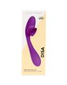 Stimulateur Clitoridien avec langue  Vibromasseur Point G 2-en-1 DISA Violet Cœur Ardent 