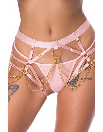 String harnais rose - Bad Kitty