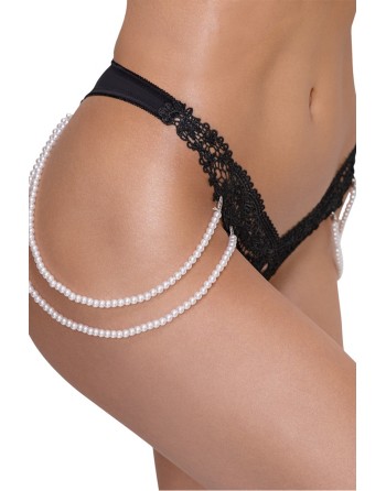 String Rio avec chaines de perles - Cottelli LINGERIE 