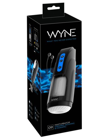Masturbateur rotatif et va-et-vient avec gémissements WYNE n°09