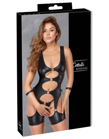 Ensemble BDSM noir - Cotelli Bondage