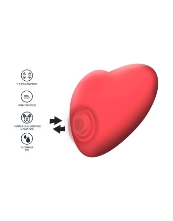 Stimulateur à pulsations et vibrations Heartbeat - Xocoon