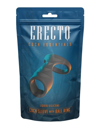 Gaine de Pénis et Ball Ring liquid silicone - Erecto
