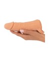 Masturbateur et extension de pénis  18,5 cm - Nature Skin