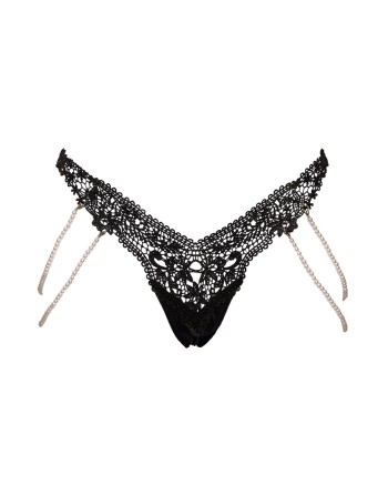String Rio avec chaines de perles - Cottelli LINGERIE