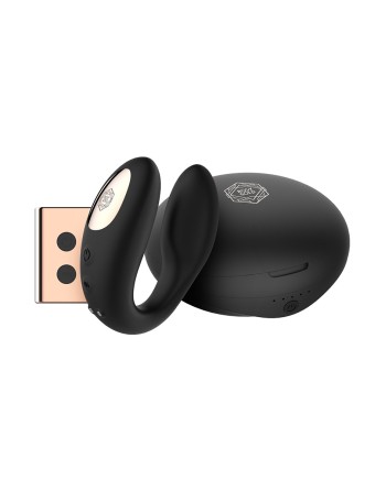 Vibro pour couple C-Shape  - Rosy Gold