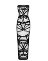 Robe bustier Bondesque F358 - Noir Handmade