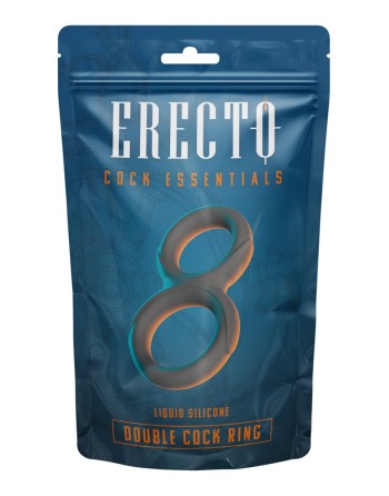 Double Cock Ring liquid silicone - Erecto