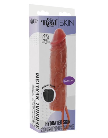 Gaine de pénis vibrante 20 cm - Toy Joy