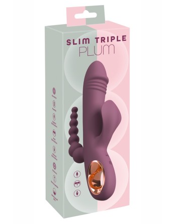 Vibro slim triple plum - You2toys