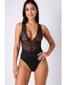 Body noir Evalie - Passion