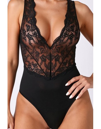 Body noir Evalie - Passion
