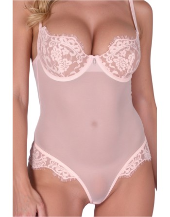 Body rose pâle Zovel - Passion