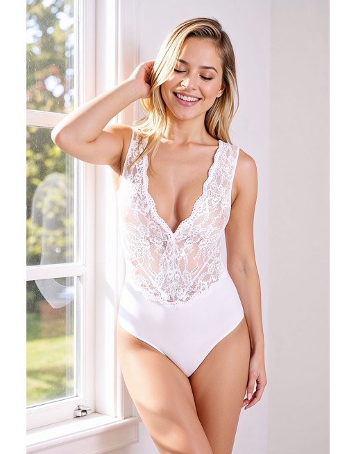 Body blanc Evalie - Passion