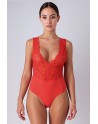 Body rouge Evalie - Passion