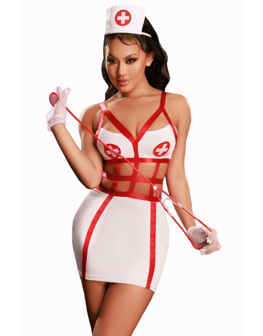 Déguisement infirmière sexy 5 pièces - J Lingerie