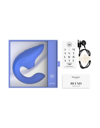 Double stimulateur Womanizer Blend bleu
