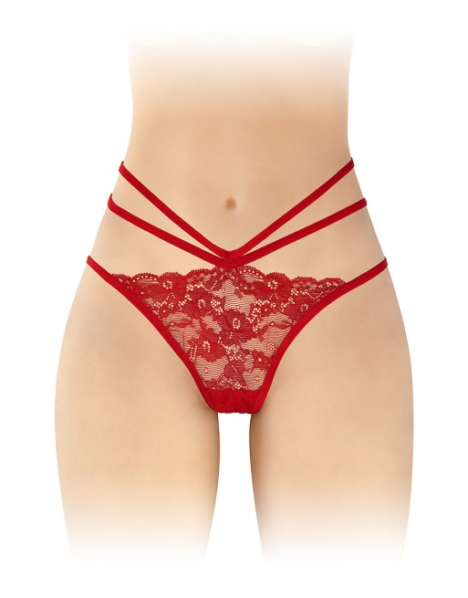Culotte ouverte  Nadia - rouge