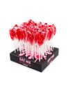 Présentoir de 40 sucettes vulve à la fraise
