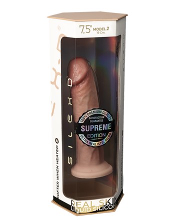 Gode Real Skin Supreme Model 2 flesh 19 cm - SilexD
