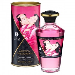 sexy Huile chauffante aphrodisiaque - Framboise 100ml