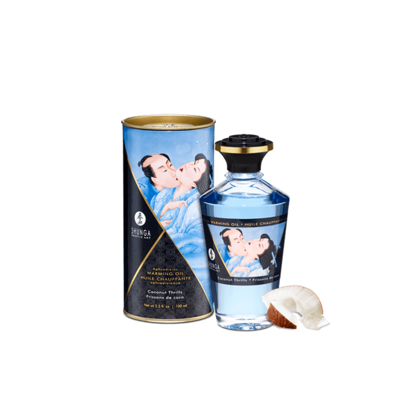 sexy Huile chauffante aphrodisiaque - Frissons de coco 100ml