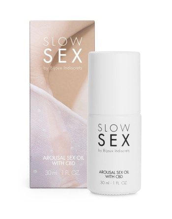 Huile stimulante au CBD Slow Sex - Bijoux Indiscrets
