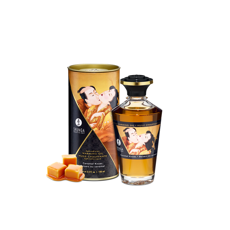 sexy Huile chauffante aphrodisiaque - Baisers caramel