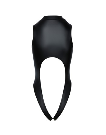 Body noir ouvert à l'entrejambe