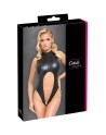 Body noir ouvert à l'entrejambe