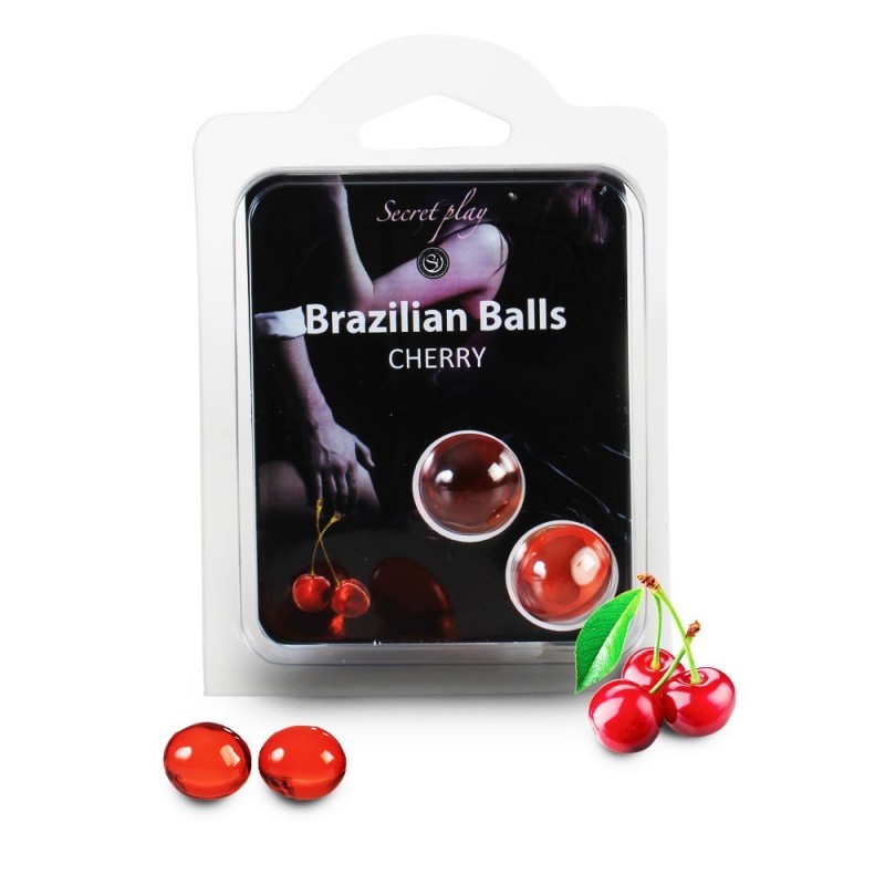 sexy Duo Brazilian Balls Cerise 3385-6