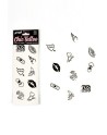 10 tatouages temporaires Candy Collection