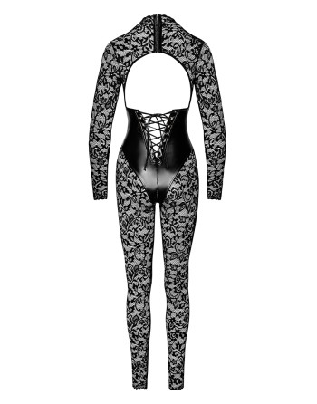 Combinaison corset Enigma F299 dentelle et wetlook